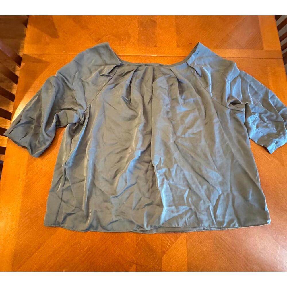 Talbots Women's 20W Puff Sleeve Blouse - Stylish & Comfortable 2-112